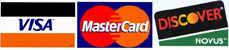 visa mastercard discover logos